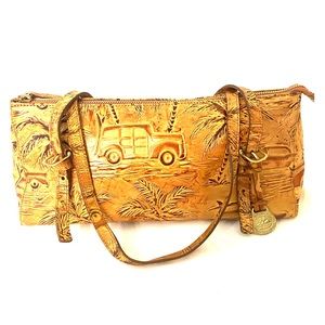 Brahmin purse with palm trees